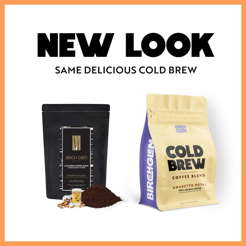 kitchentoolz Birch Glen Roasters Cold Brew Coffee | Flavored Coarse Ground Coffee | Medium Roast | Artisanal Roasting | 100% Arabica |1 LB Bag | Chocolate Raspberry - Image 2